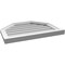 Ekena Millwork Octagonal Top Surface Mount PVC Gable Vent w/ 2"W x 2"P Brickmould Sill Frame, 26"W x 20"H GVPOT26X2003SN - alternate 5